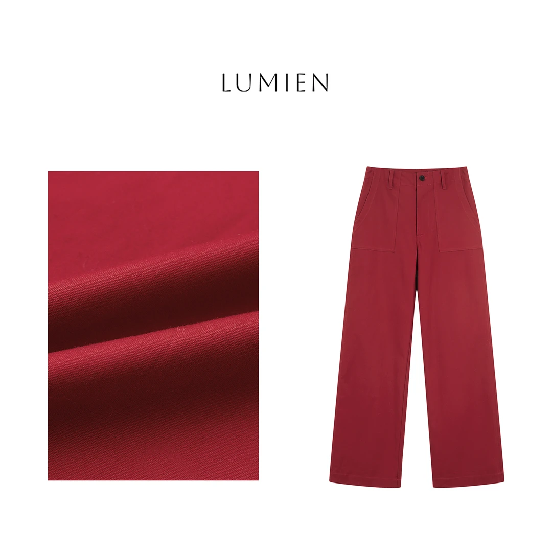 【LUMIEN】定染直筒轻工装风休闲百搭休闲裤LX5CKK078