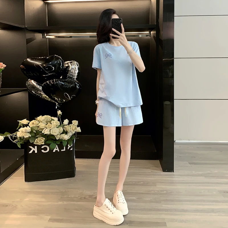 高级感休闲松弛运动套装女装2025新款ootd穿搭一整套时尚减龄女装