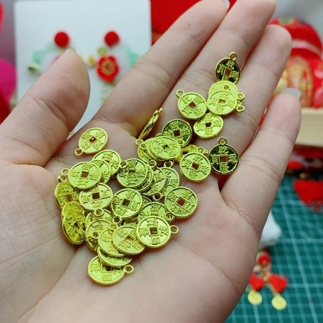 合金铜钱吊片 50克一份