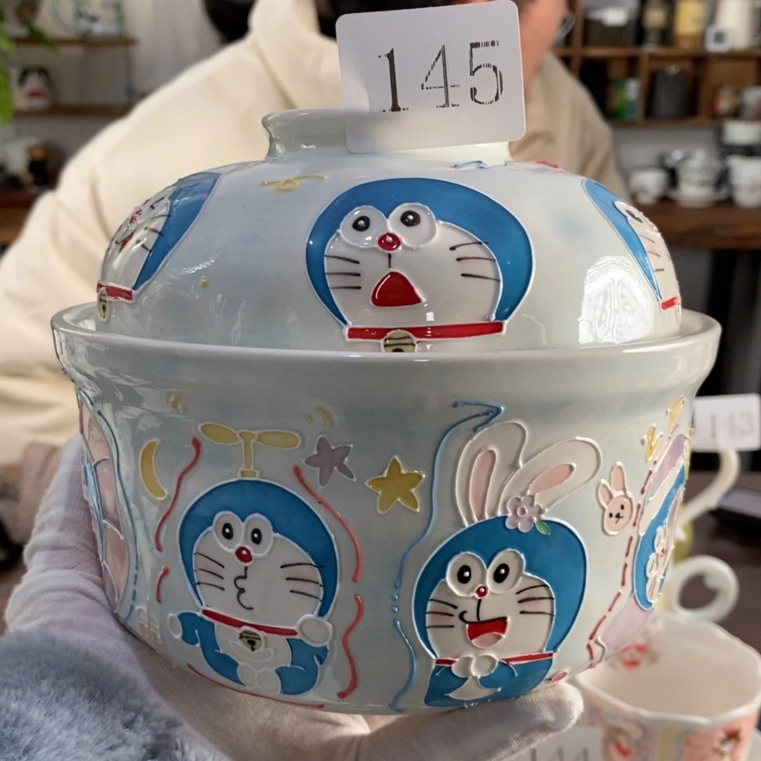 瓷片景德镇釉下彩手绘