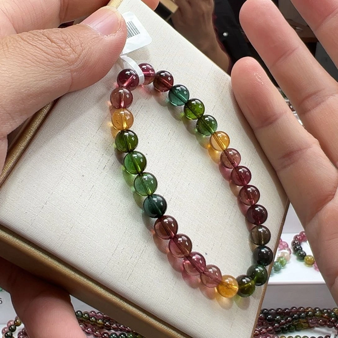 手串碧玺未镶嵌7.5mmmmmmmmmmmm