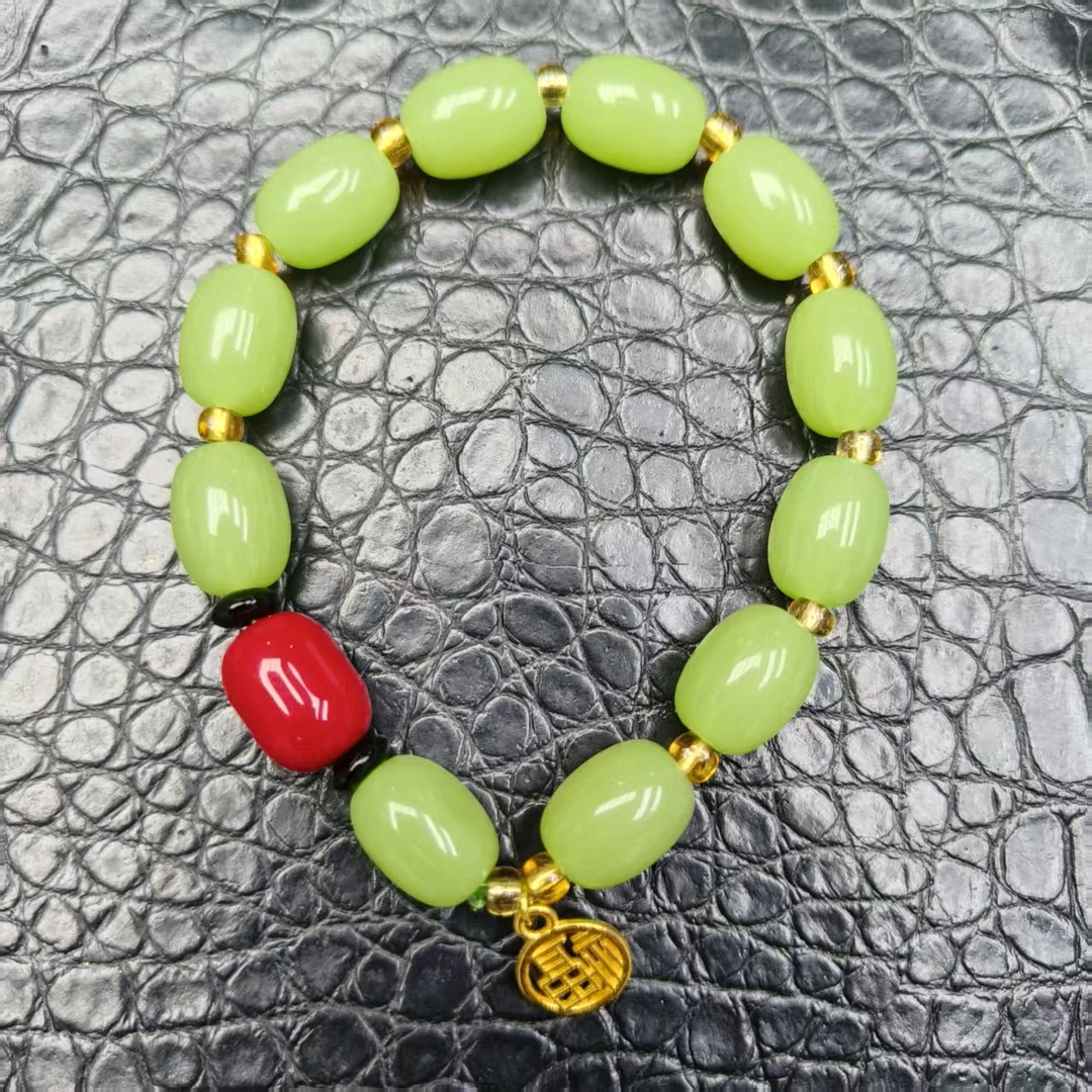 湖水绿设计手串SC1708多样性发其一