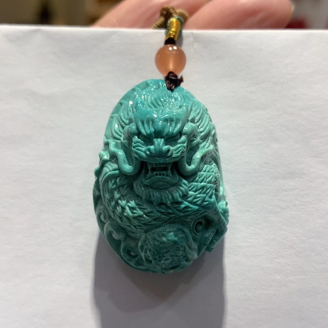 未镶嵌绿松石吊坠