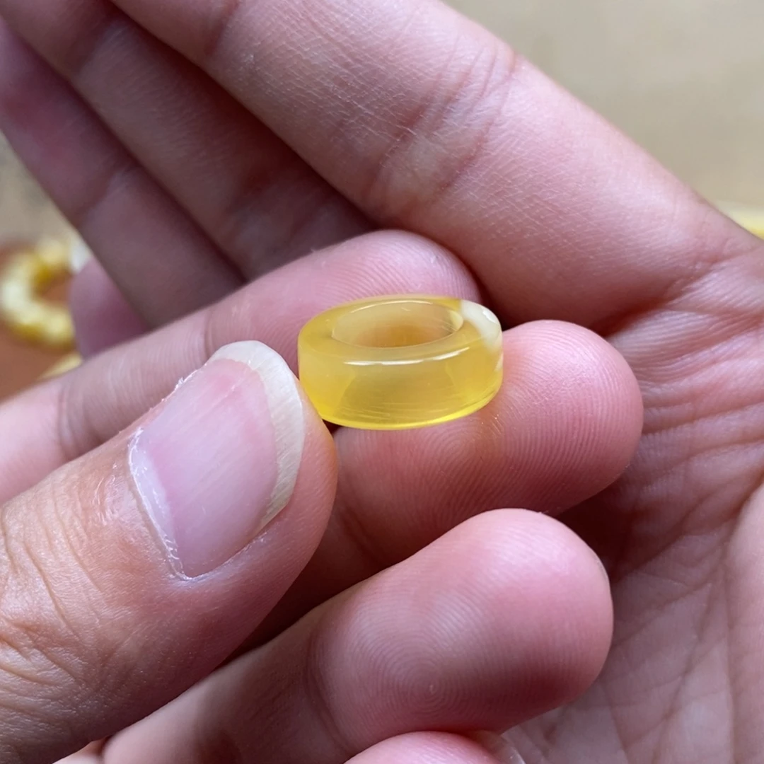 琥珀未镶嵌珠宝奇石9内径