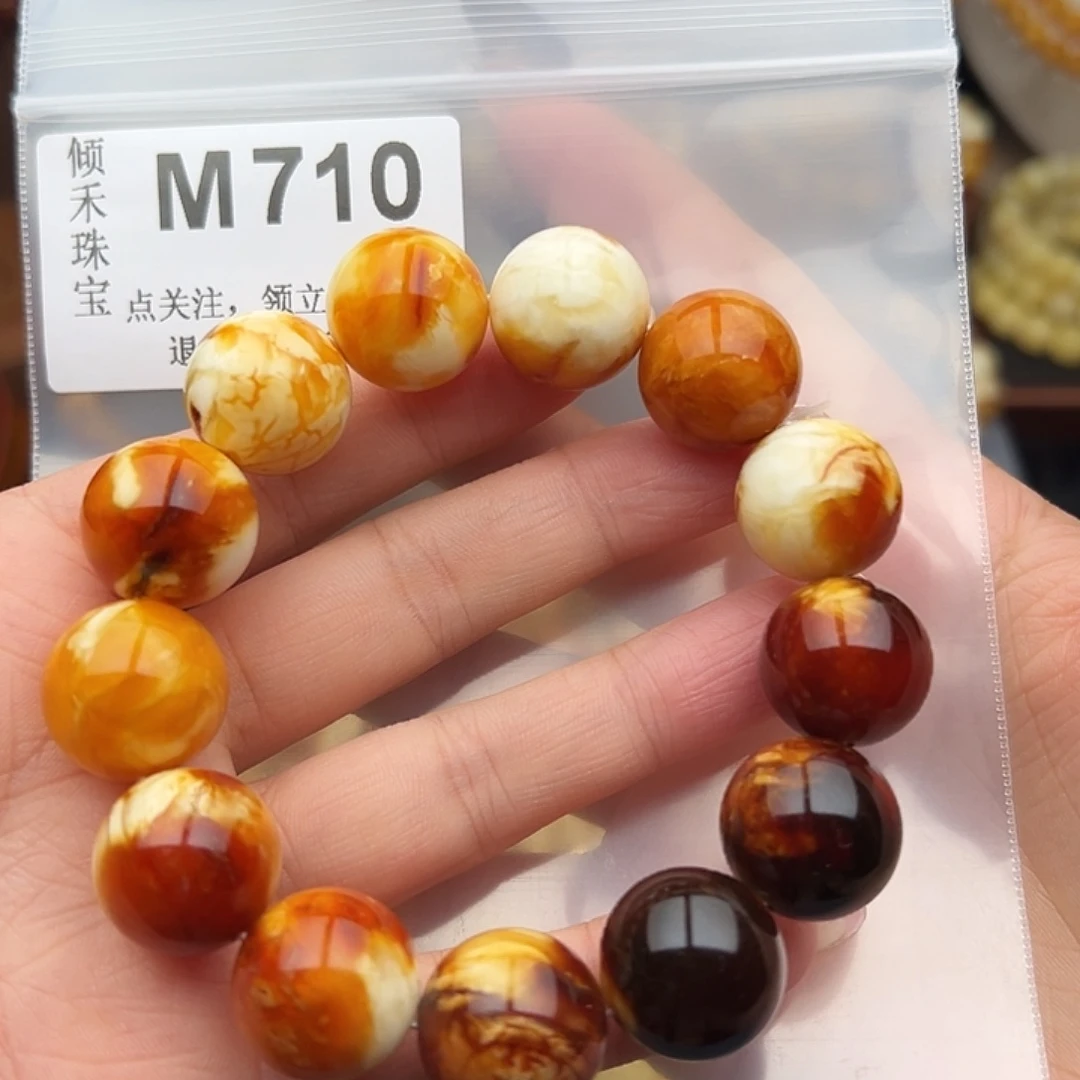 大***选裸石琥珀未镶嵌17