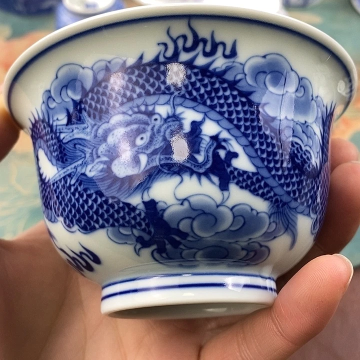 杯现代景德镇全手工全手绘茶具168888