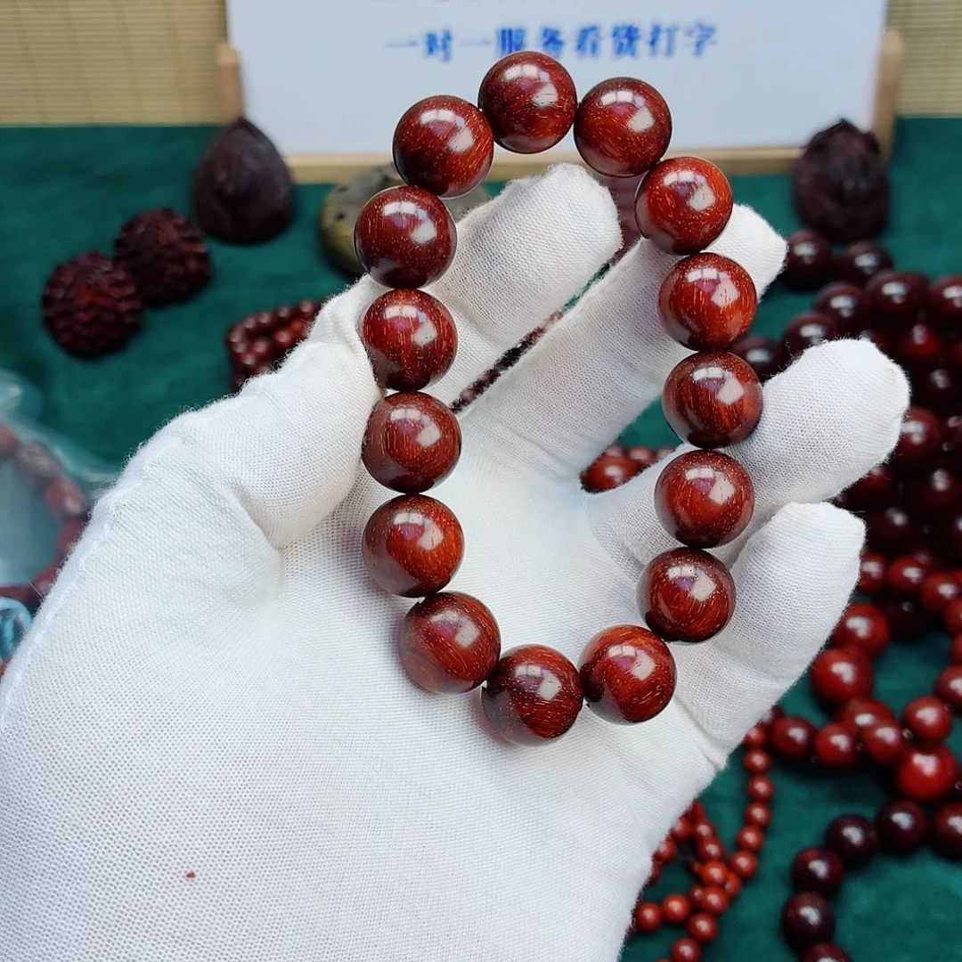 ℳ***世手串/手链檀香紫檀（小叶紫檀）15