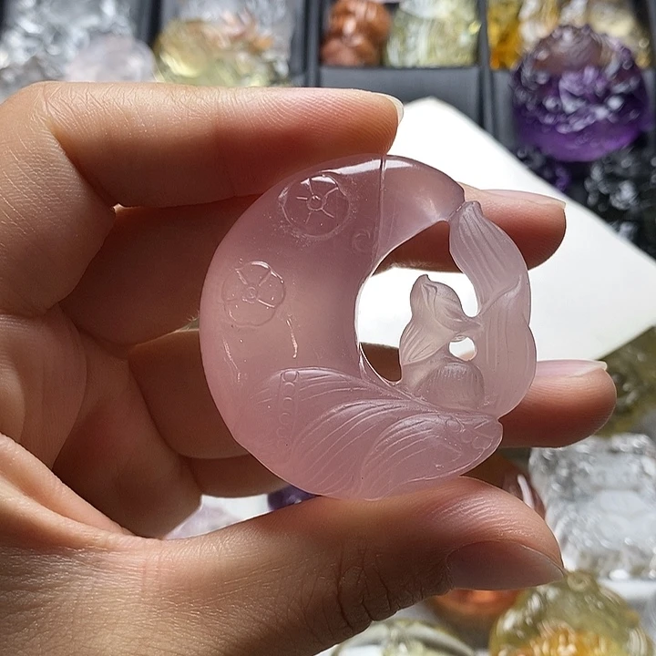 未镶嵌颈饰水晶水晶吊坠