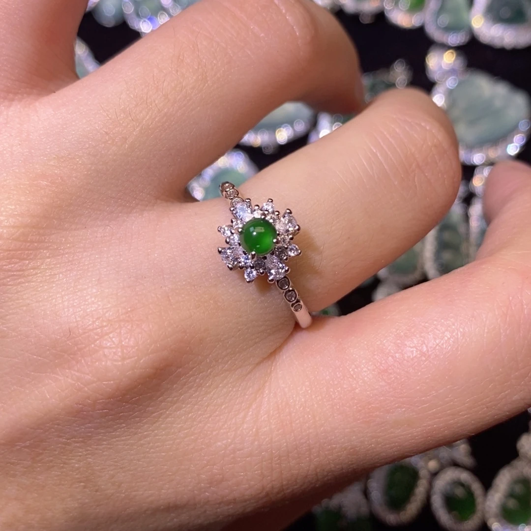 翡翠未镶嵌颈饰天然