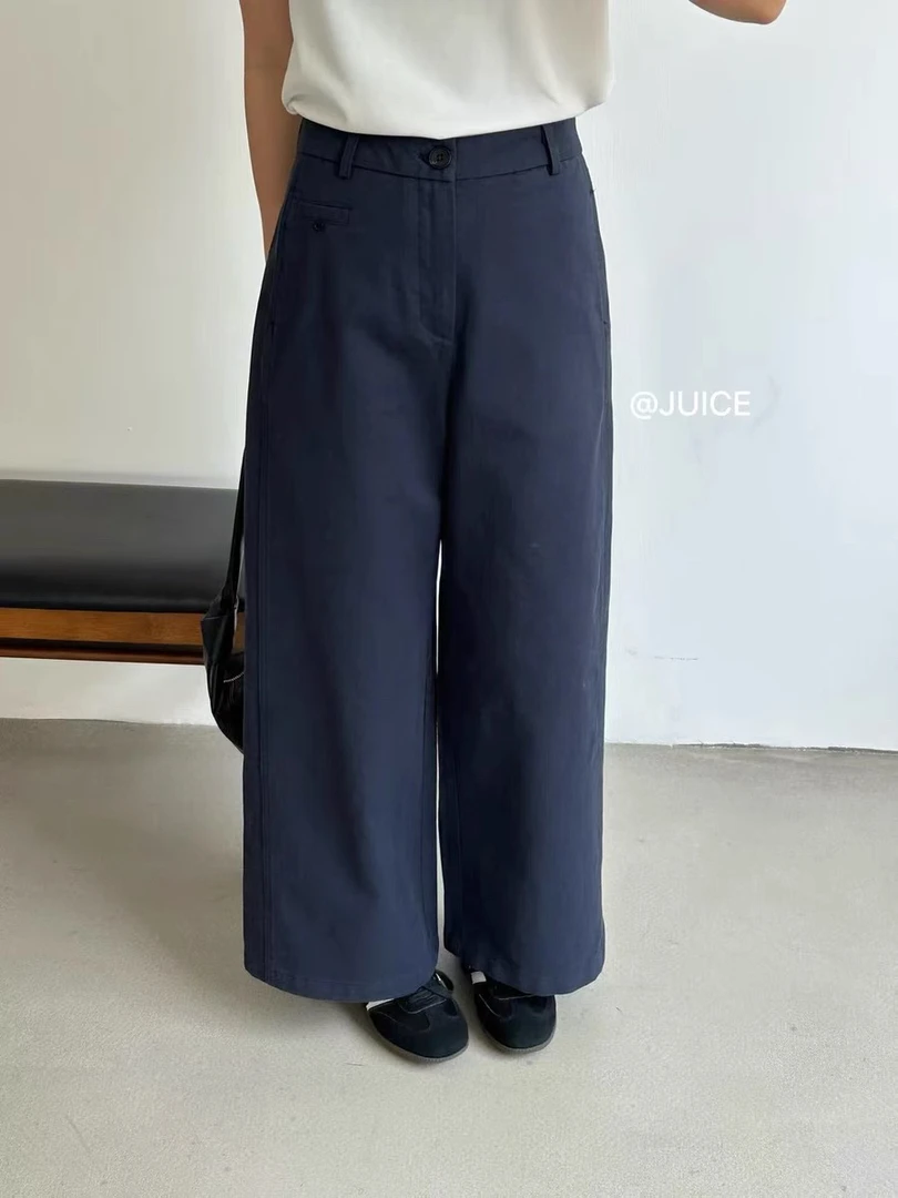 【云云精选】1124 夏季九分休闲直筒裤