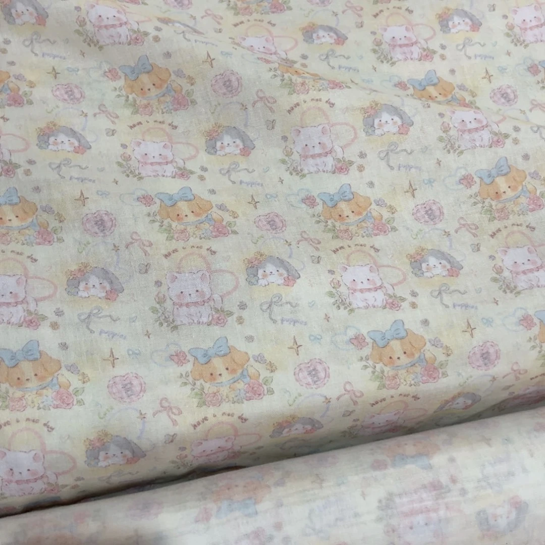 棉一米价纯棉柔软双层纱1.4米宽果子E