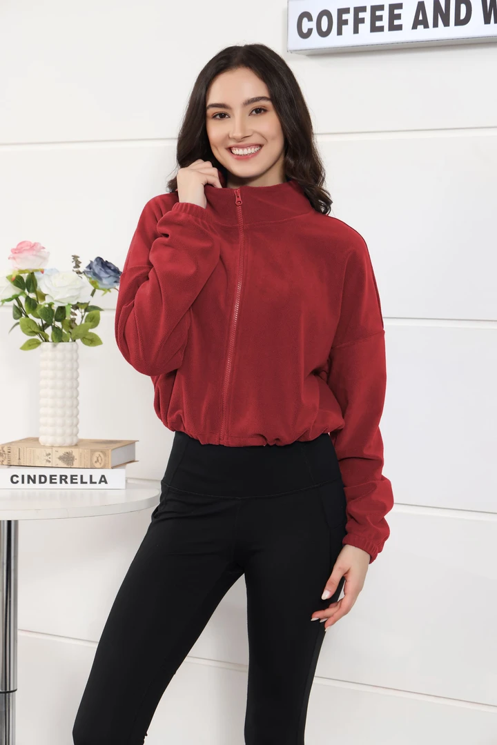 双11 活动价加厚保暖双面奥利绒外套瑜伽健身户外运动保暖外套