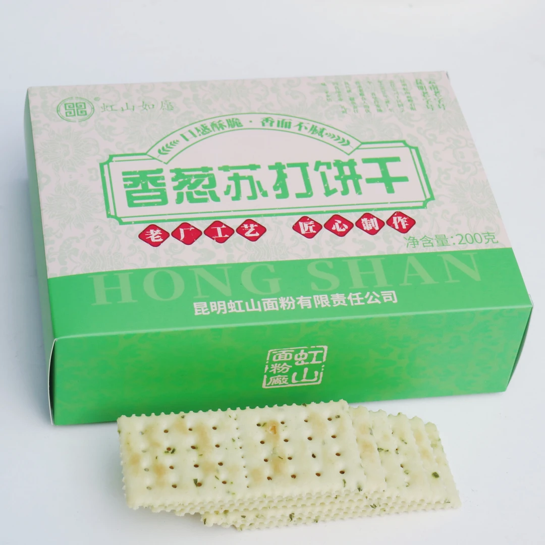 虹山如愿苏打饼干 200克/盒