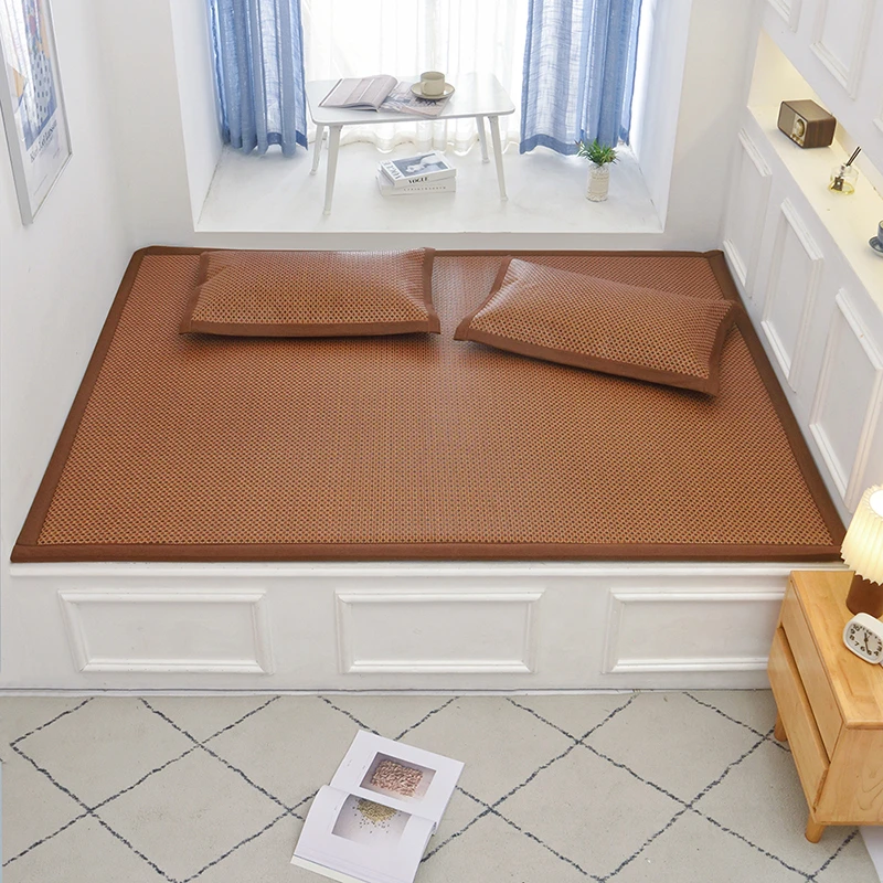 2025夏季榻榻米凉席冰藤地垫床垫打地铺神器午睡垫家用宝宝爬垫