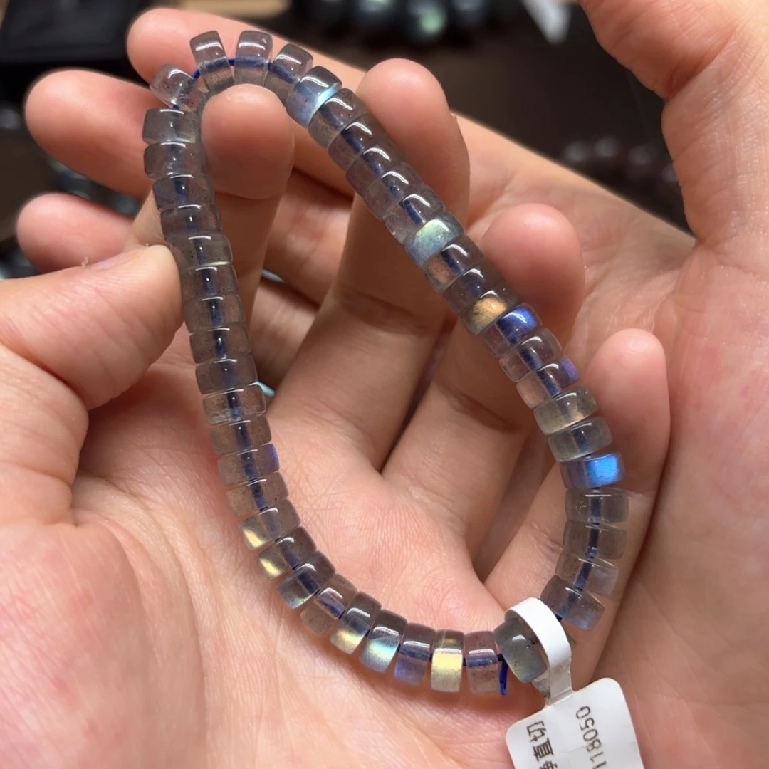 未镶嵌手链长石6.8mm左右