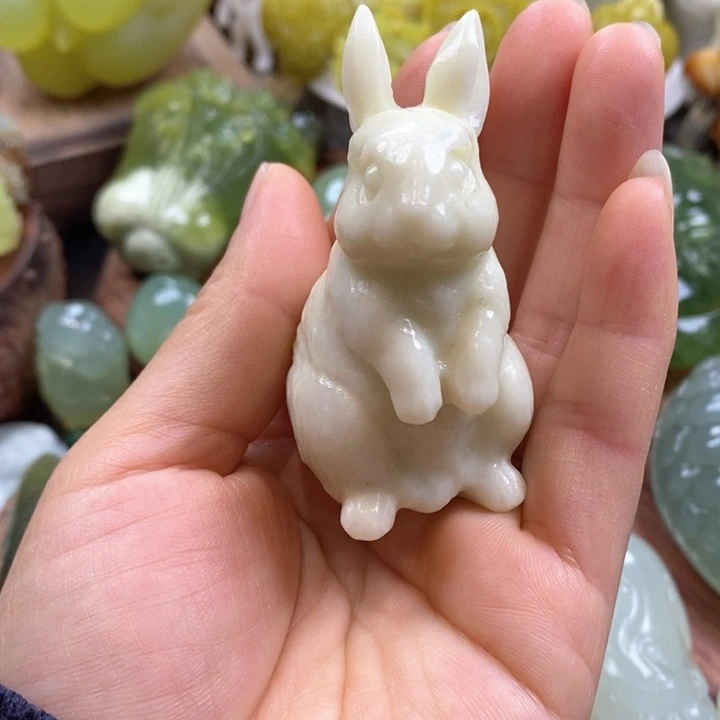 蛇纹石玉未镶嵌手把