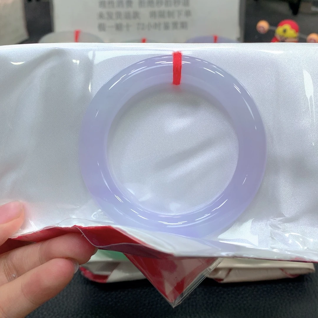 翡翠未镶嵌手镯54圆