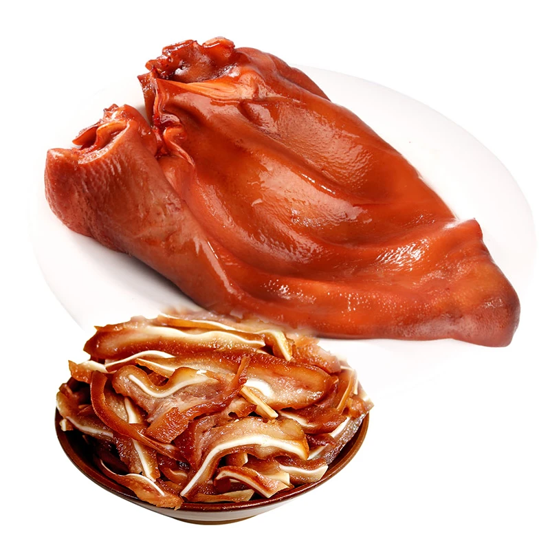 袁大土猪【酱香猪耳片】开袋即食 500g/袋