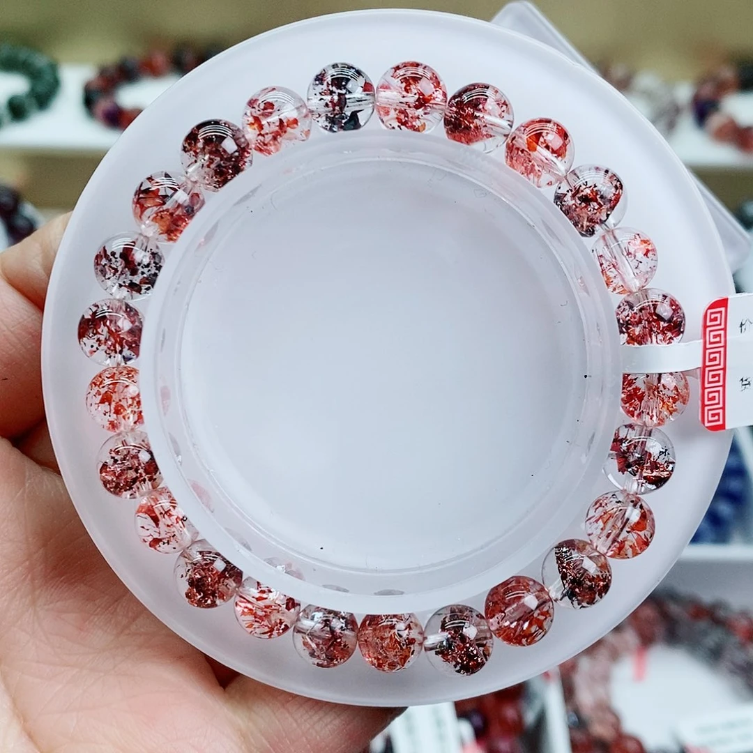 未镶嵌水晶手串彩梅毒液