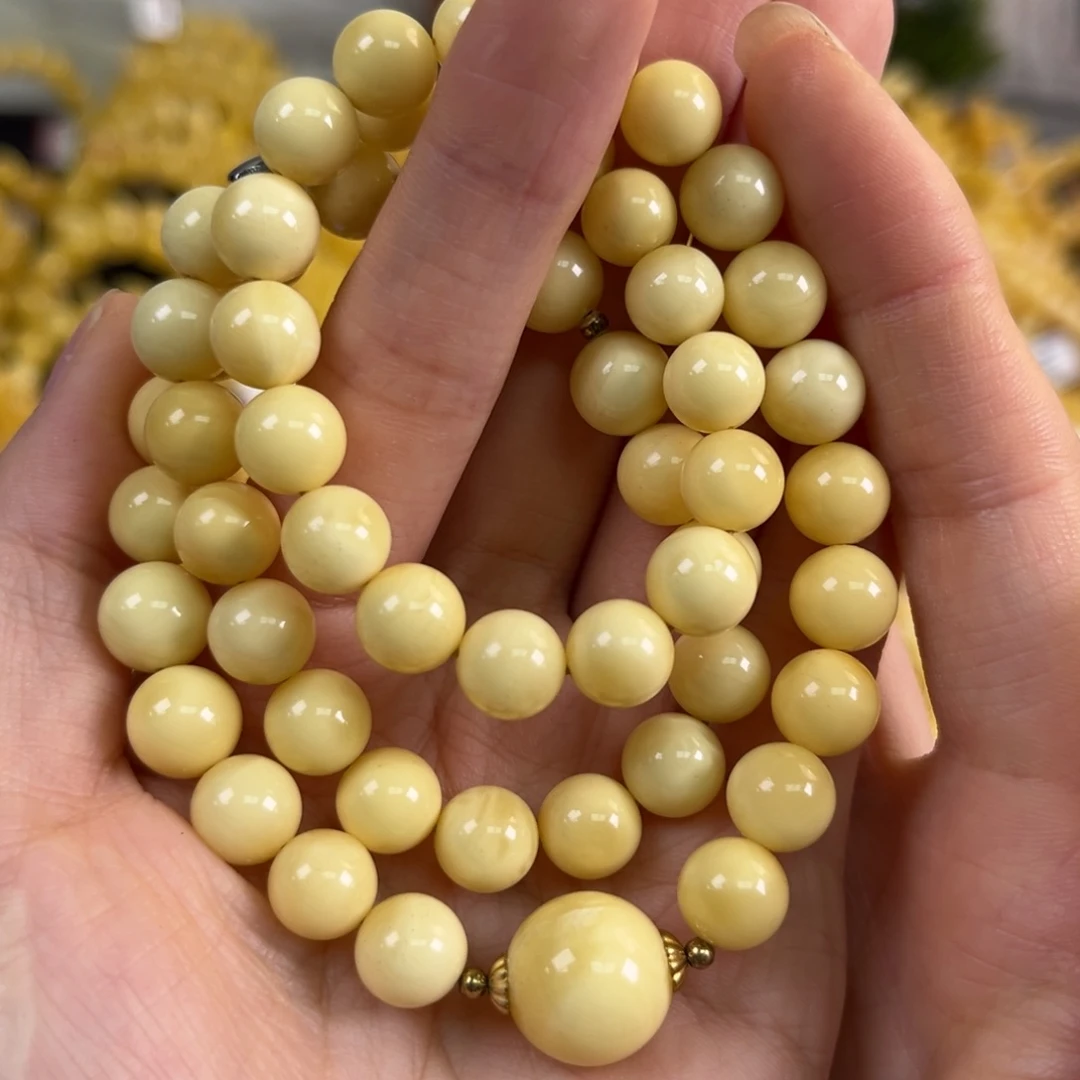 裸石琥珀未镶嵌8+浓奶豆