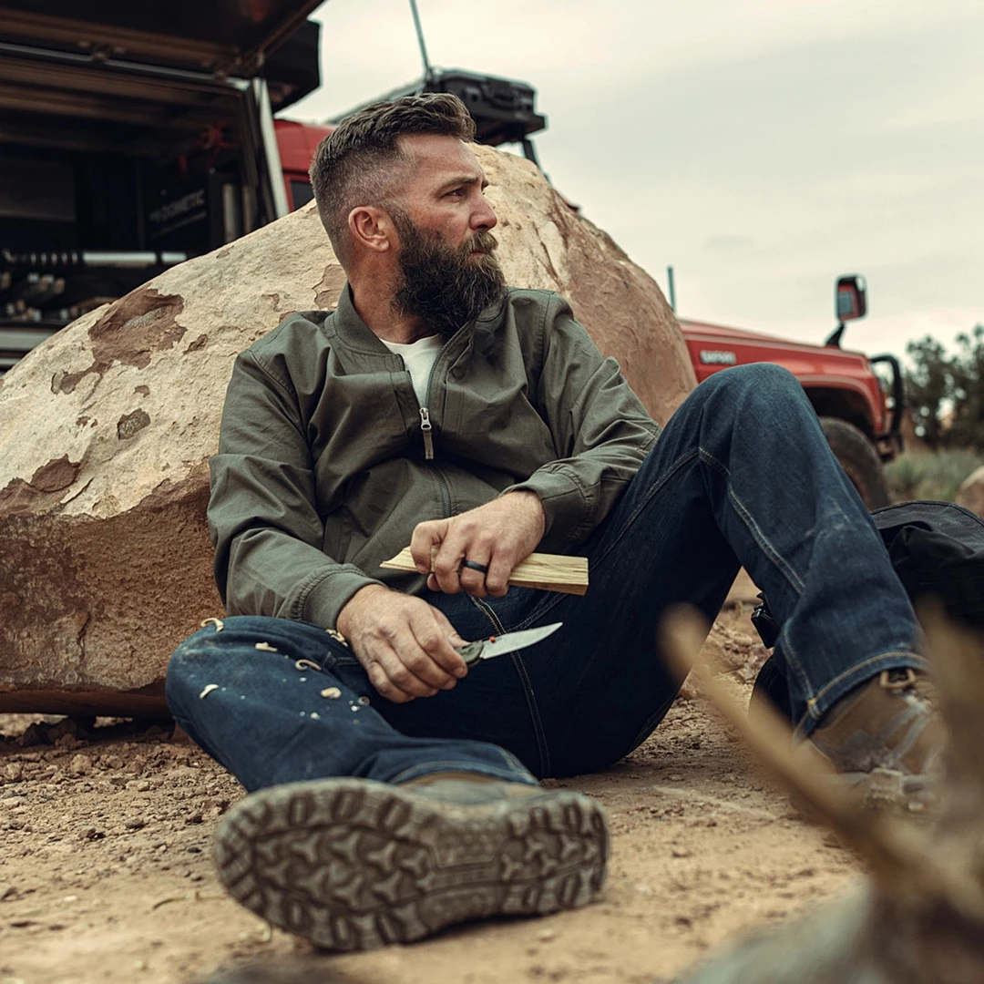 美国5.11默多克户外夹克男 511立领多袋休闲磨毛棉外套美式短上衣