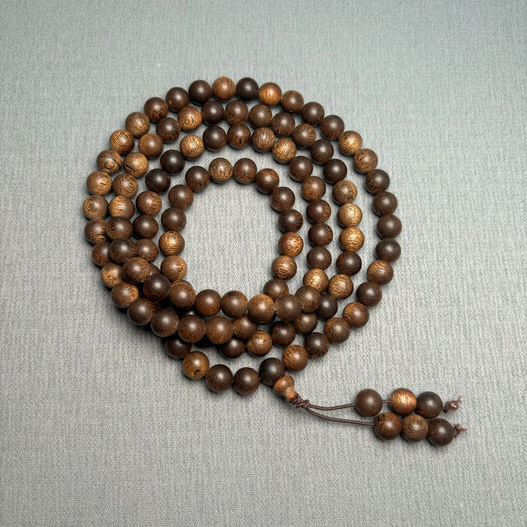 YDS040 沉香圆珠项链尺寸约8mm 多样性发一件