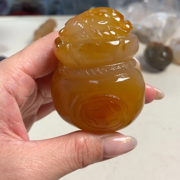 玛瑙/玉髓未镶嵌吊坠(不含链)