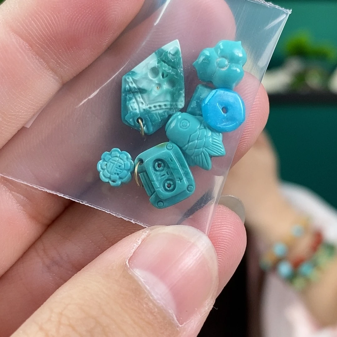 绿松石珠宝奇石未镶嵌