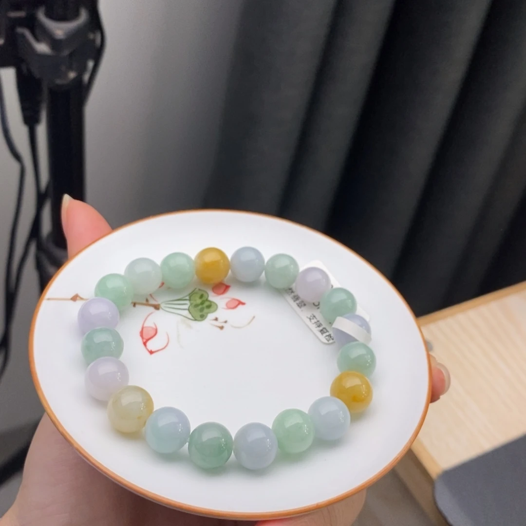 翡翠未镶嵌手链翡翠y629 卡9.6