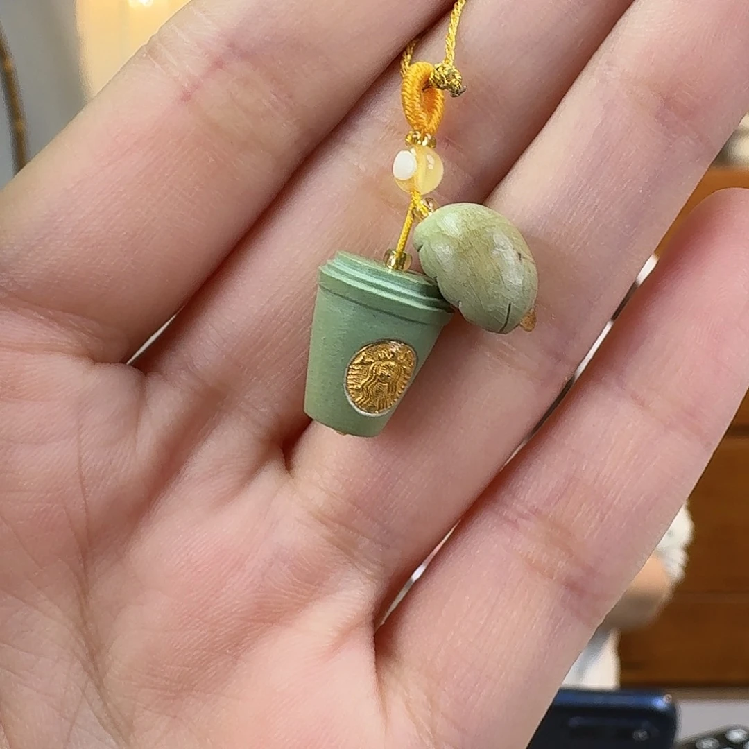 绿松石未镶嵌挂件