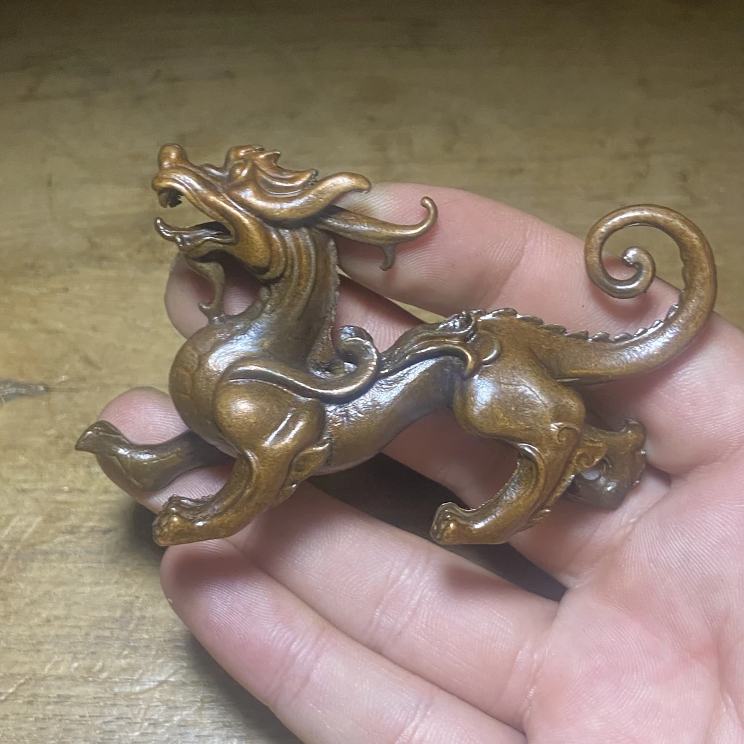 铜皮休笔架摆件桌面摆件