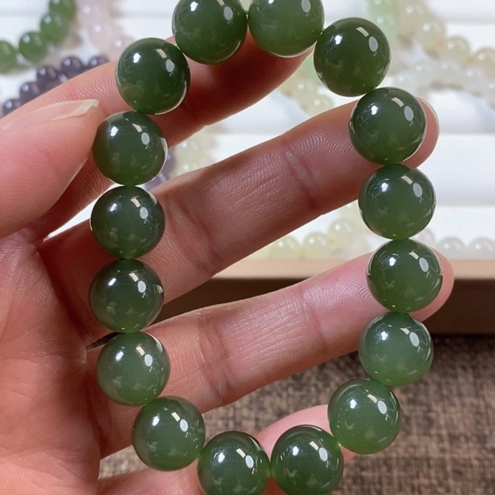 和田玉手串未镶嵌