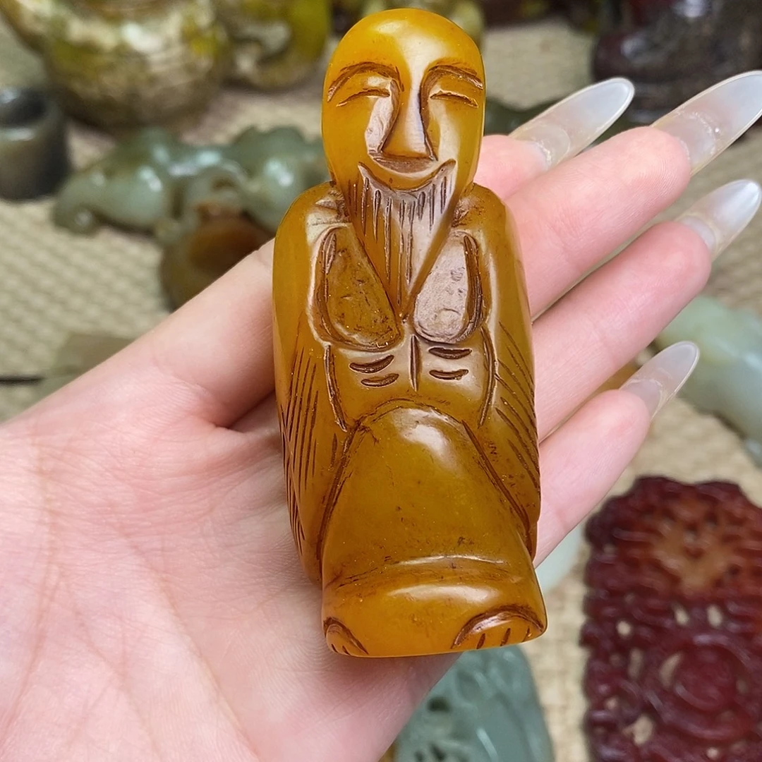 未镶嵌蛇纹石玉颈饰