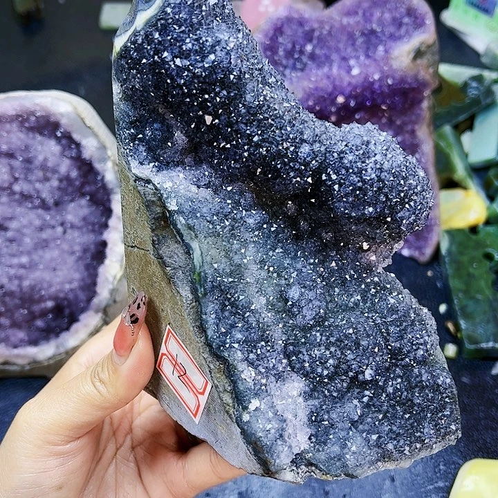 紫晶珠宝半成品未镶嵌