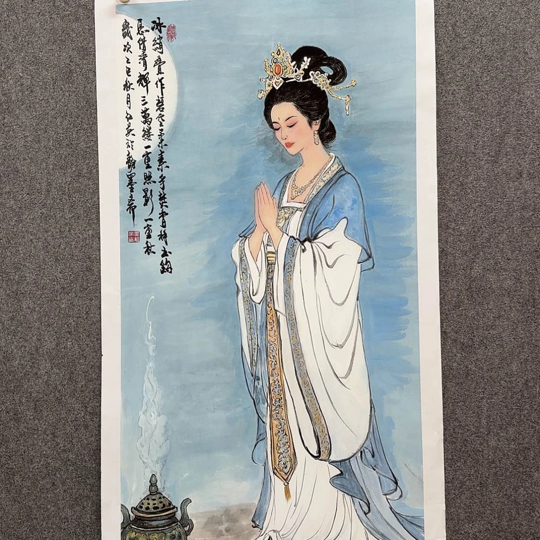 国画zz粟红英老师手绘作品