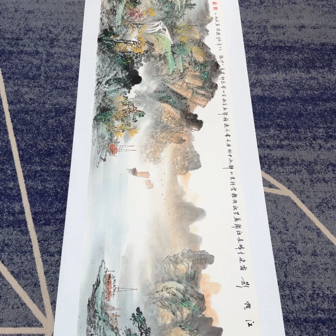 国画国画作品山水花鸟