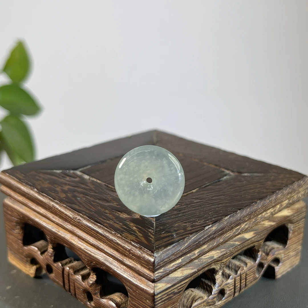 JTA16-37 天然缅甸A货翡翠 平安扣