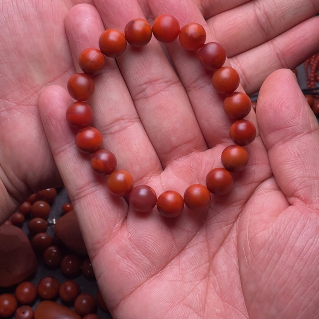 幸***啦南红玛瑙未镶嵌单圈