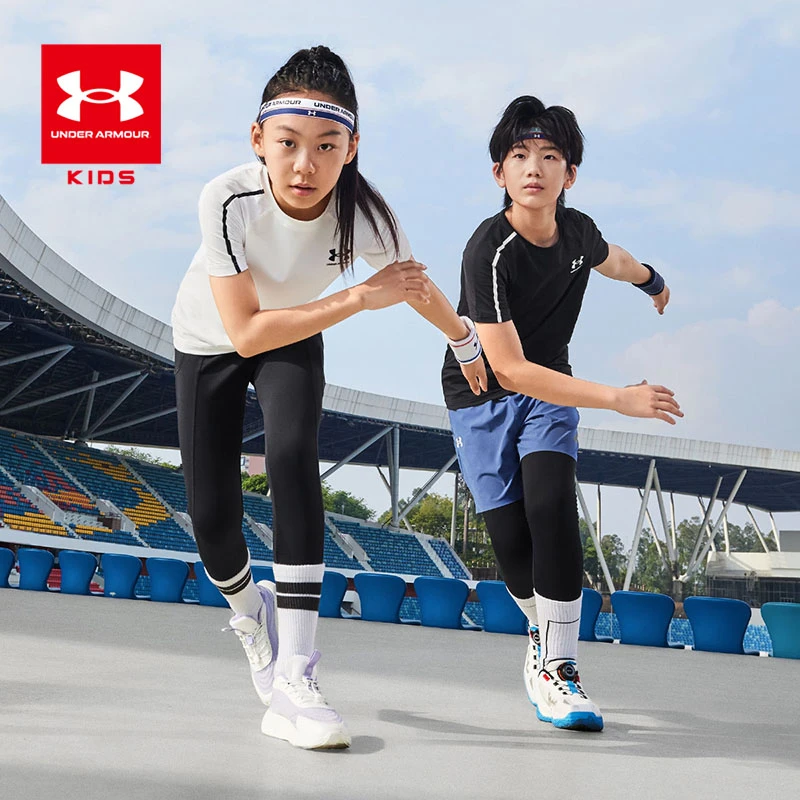 Under Armour/儿童吸湿速干运动短袖休闲透气T恤251120135