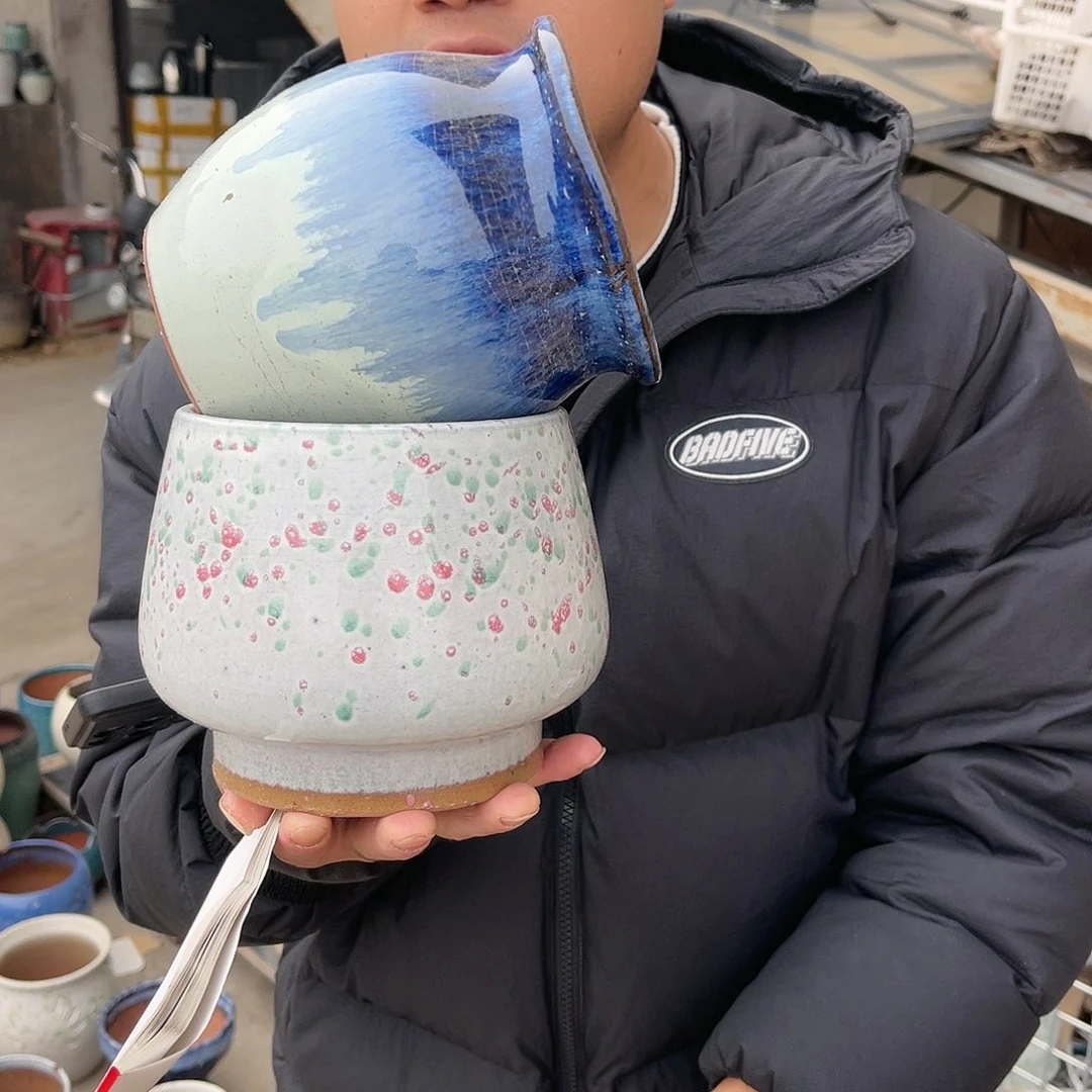 红陶养养花盆0222-1227