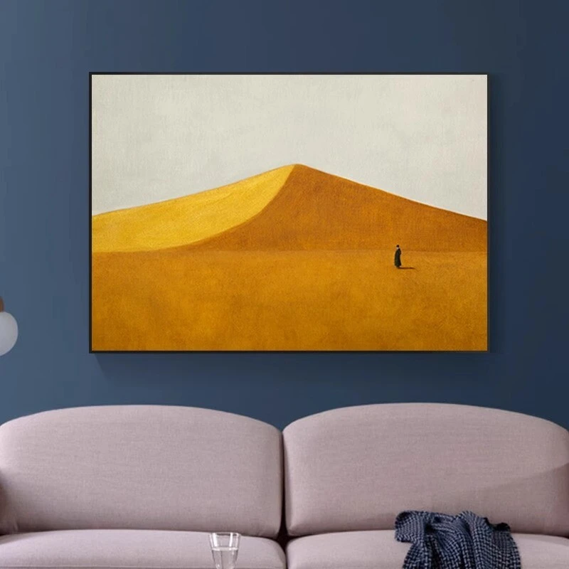 北欧简约餐厅挂画卧室抽象艺术画小众客厅轻奢壁画大师创意装饰画