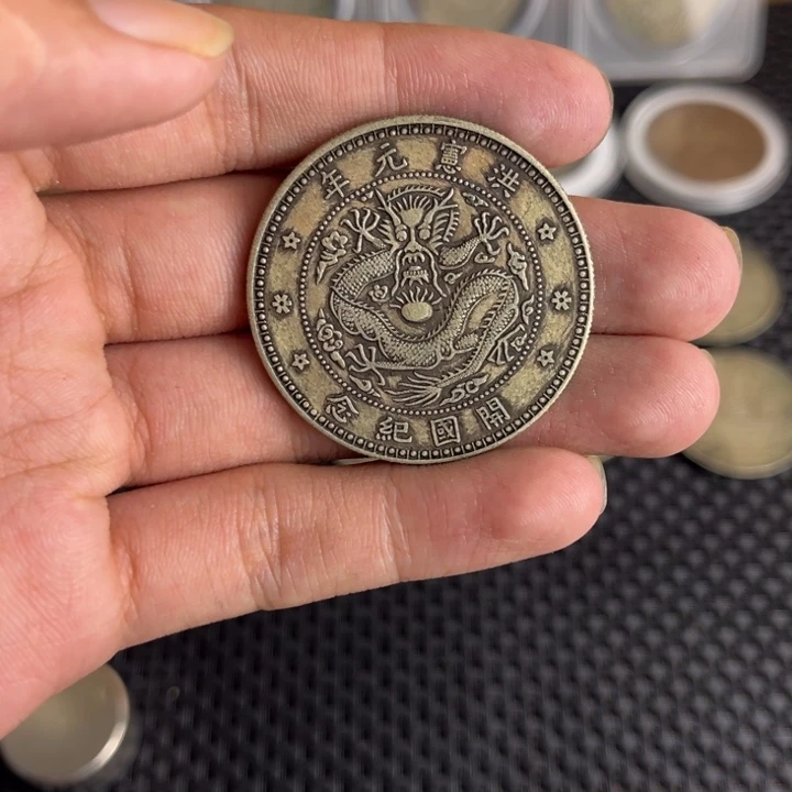 金属大头龙洋船洋工艺品