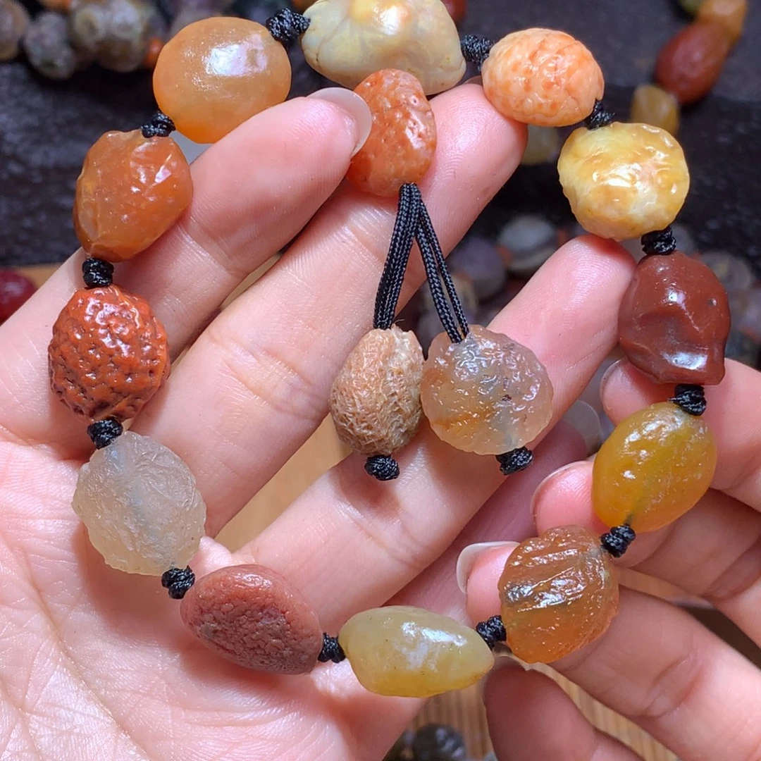 未镶嵌玛瑙/玉髓珠宝半成品