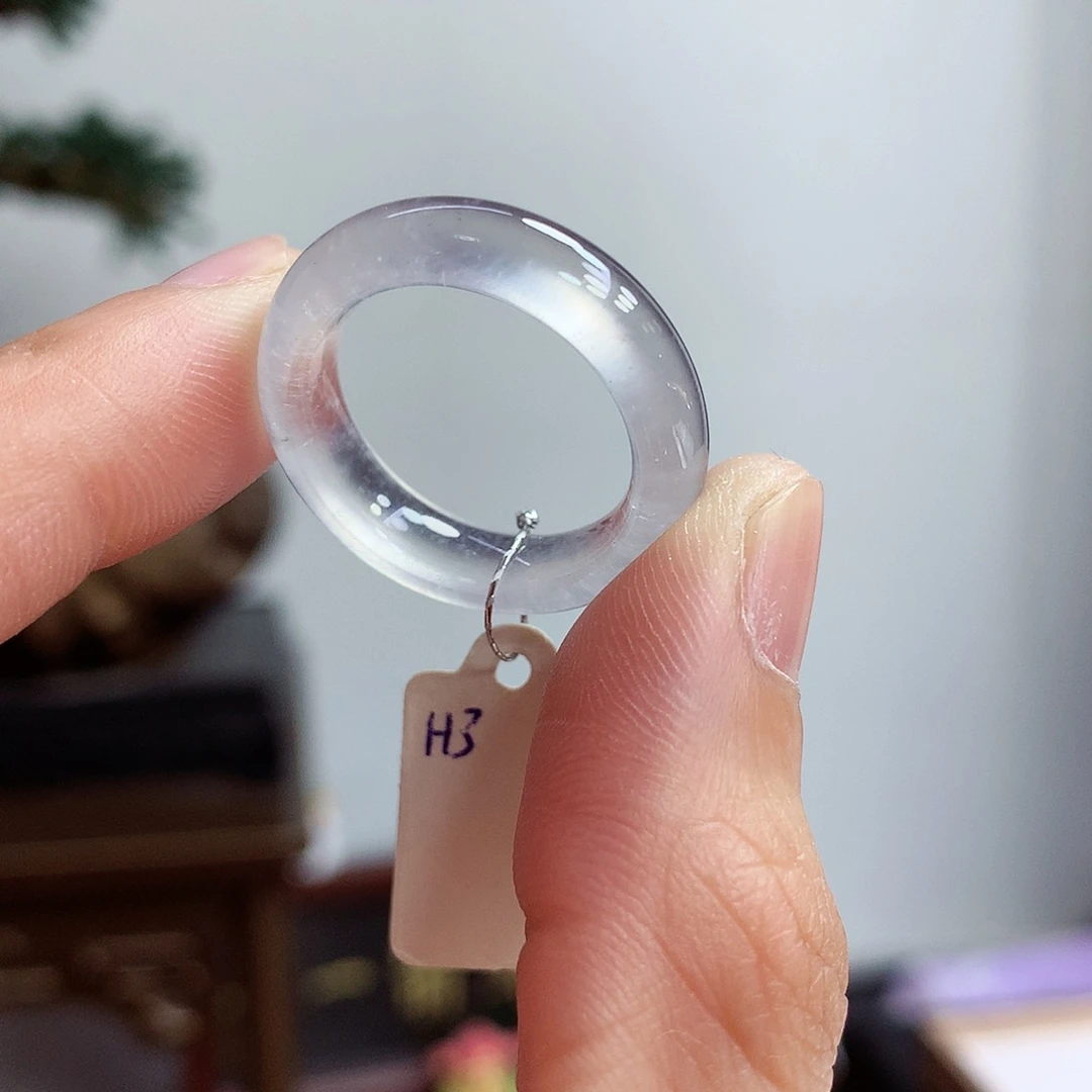 未镶嵌戒指翡翠17-18号