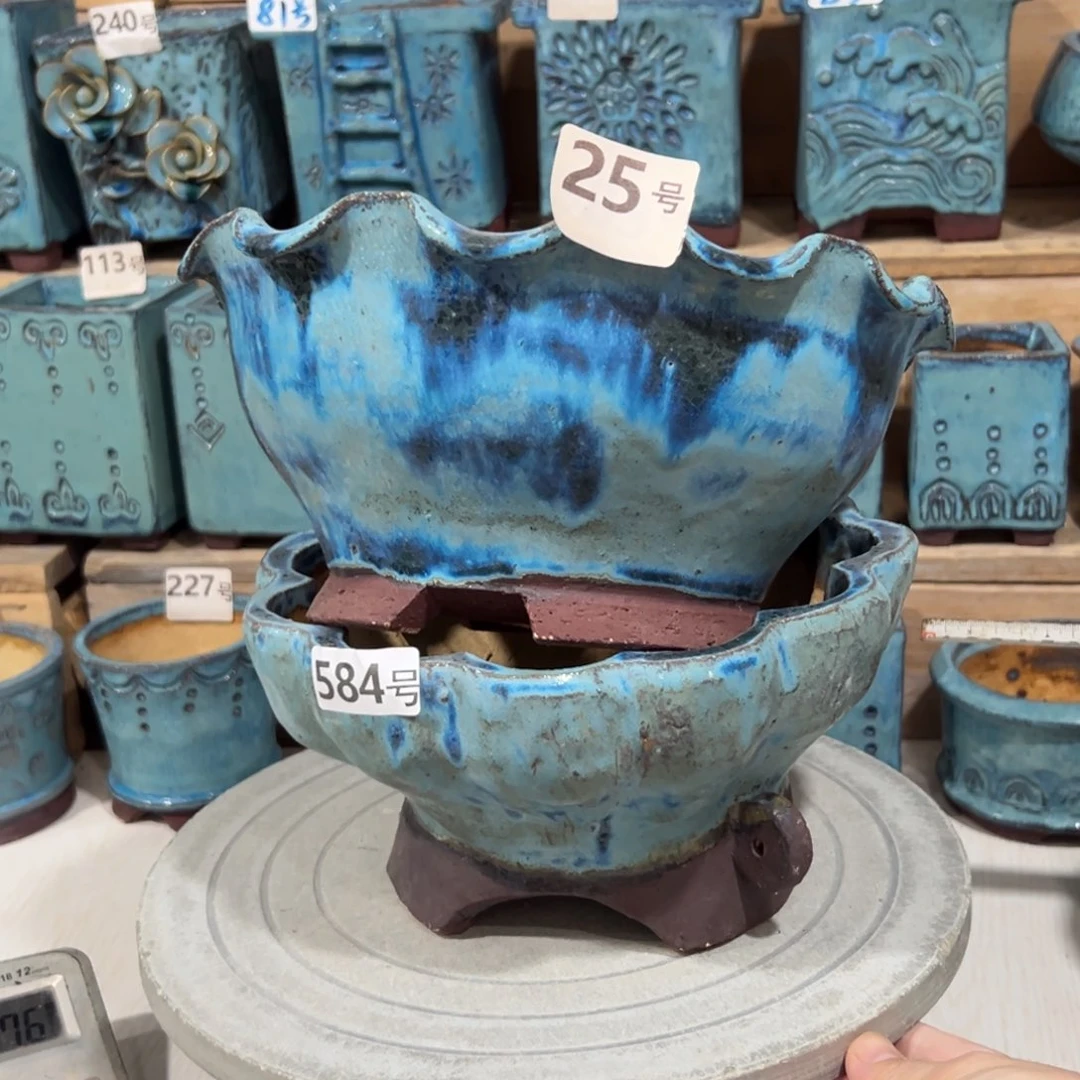 尚雅陶坊多肉花盆，内口19.5-21