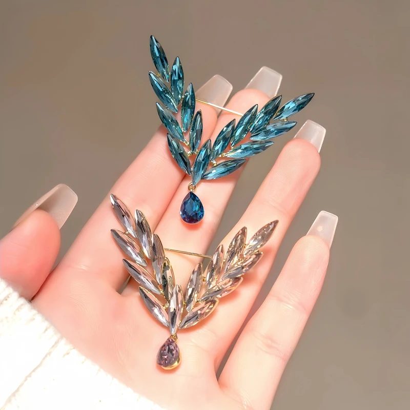 锌合金胸针 时尚优雅天使之翼翅膀胸针 简约手工少女可爱别针配饰