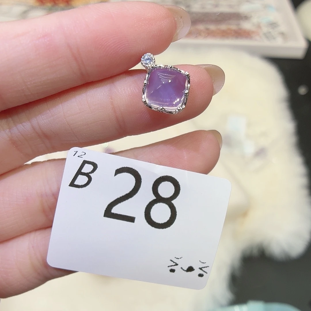 银S925镶嵌水晶珠宝半成品