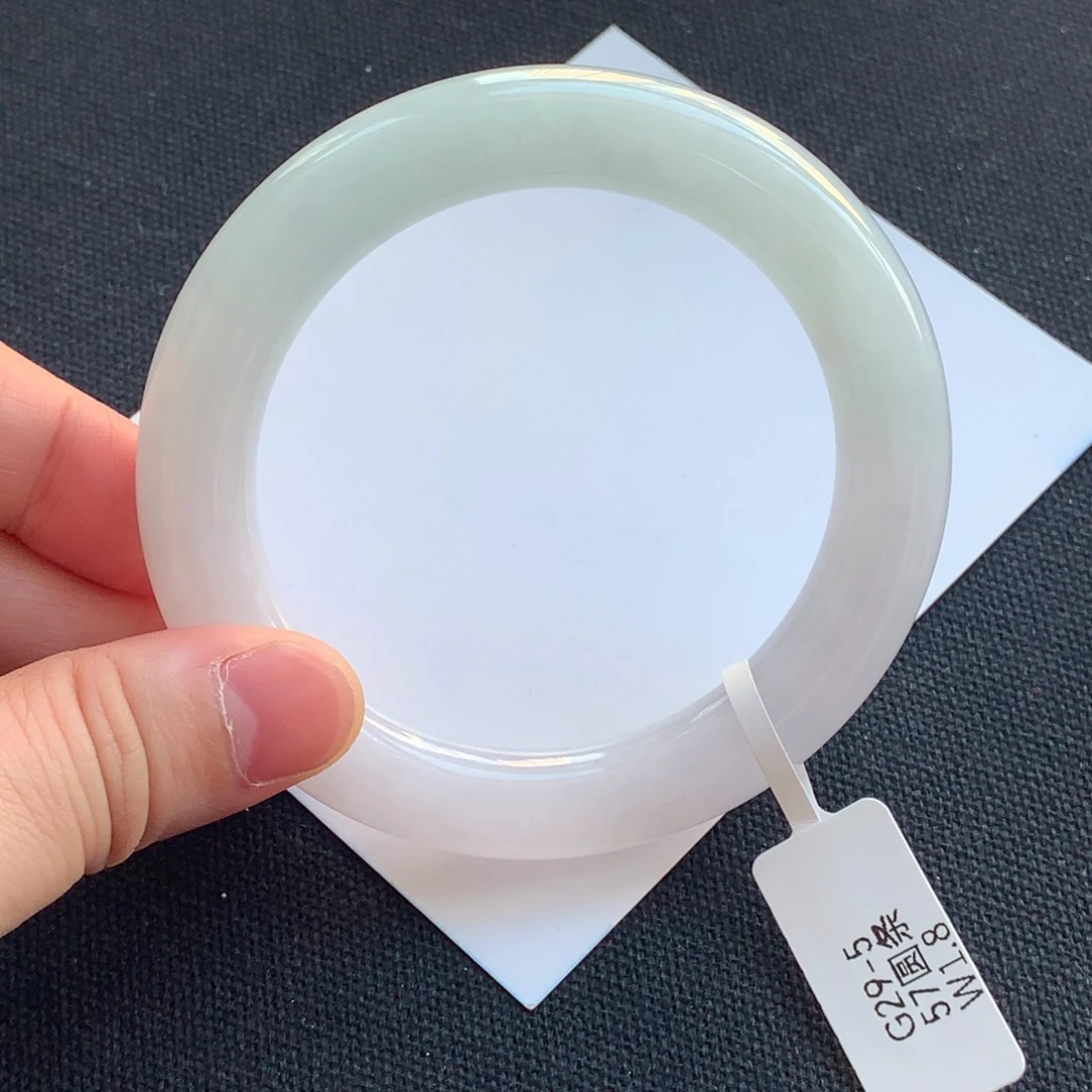 翡翠未镶嵌手镯21号