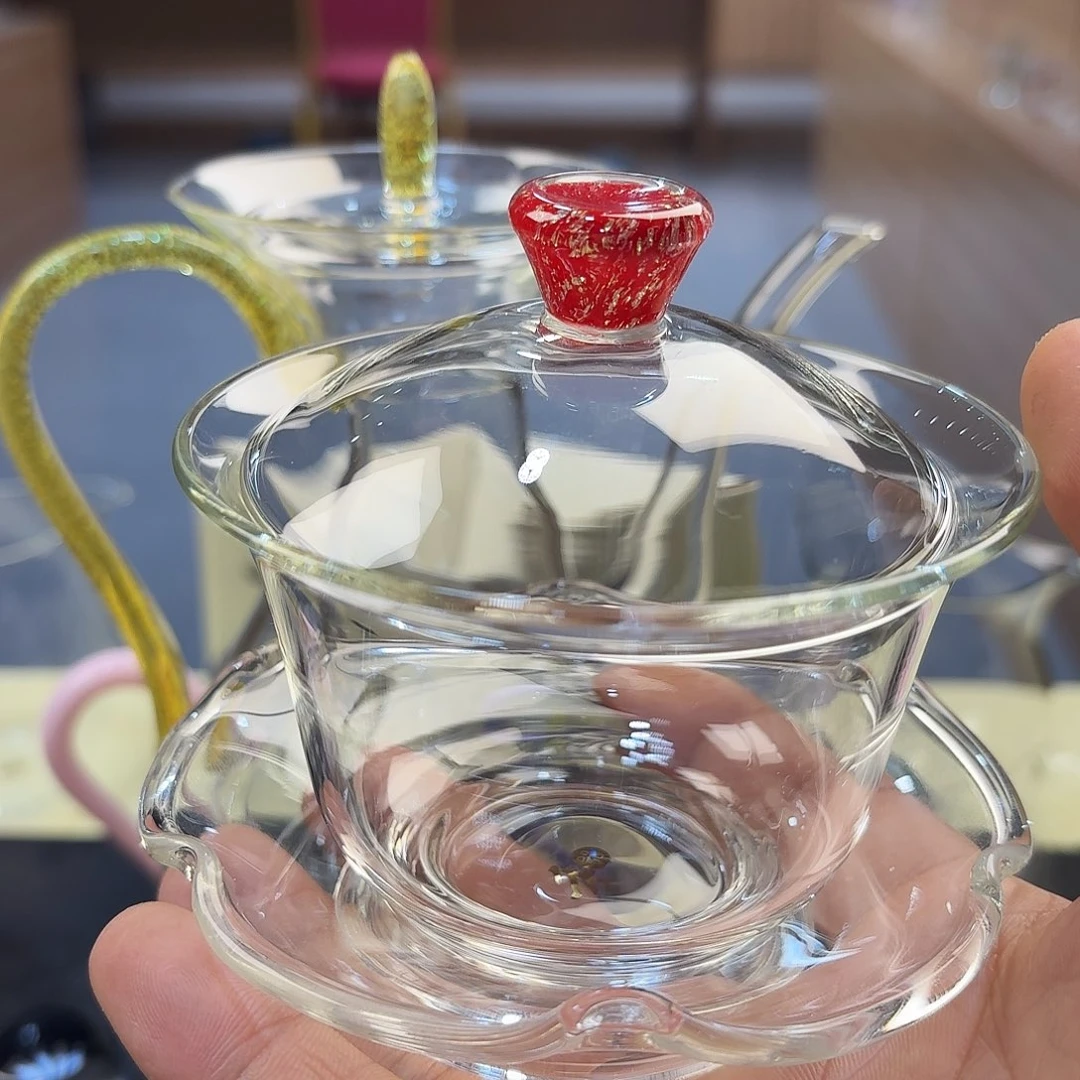 秀***儿红金盖碗特价包邮