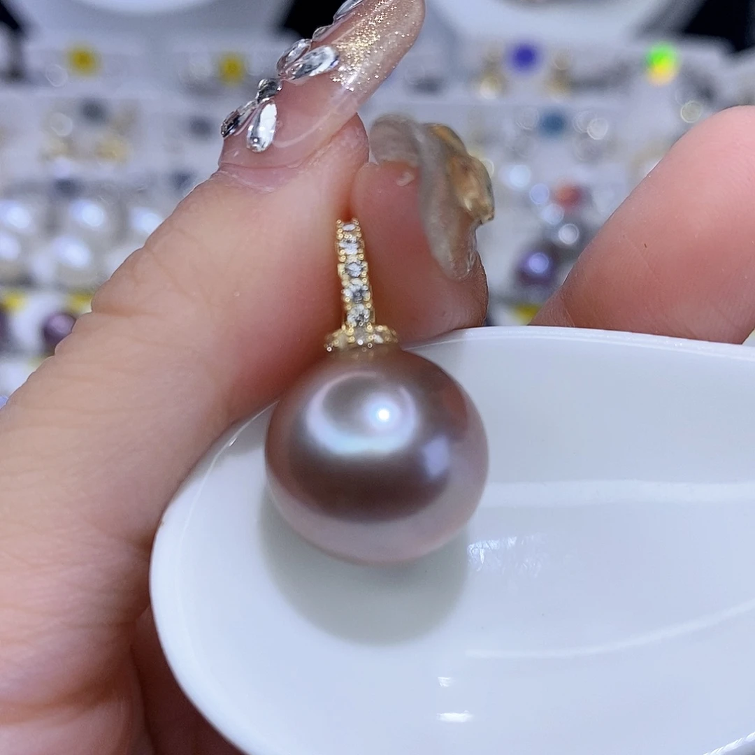 颈饰合金淡水珍珠15.4
